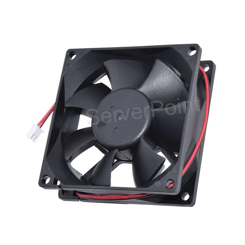 For JDH8025B JSL 8025 24V 0.20A Double Ball 8CM Inverter Chassis Fan 2 Lines