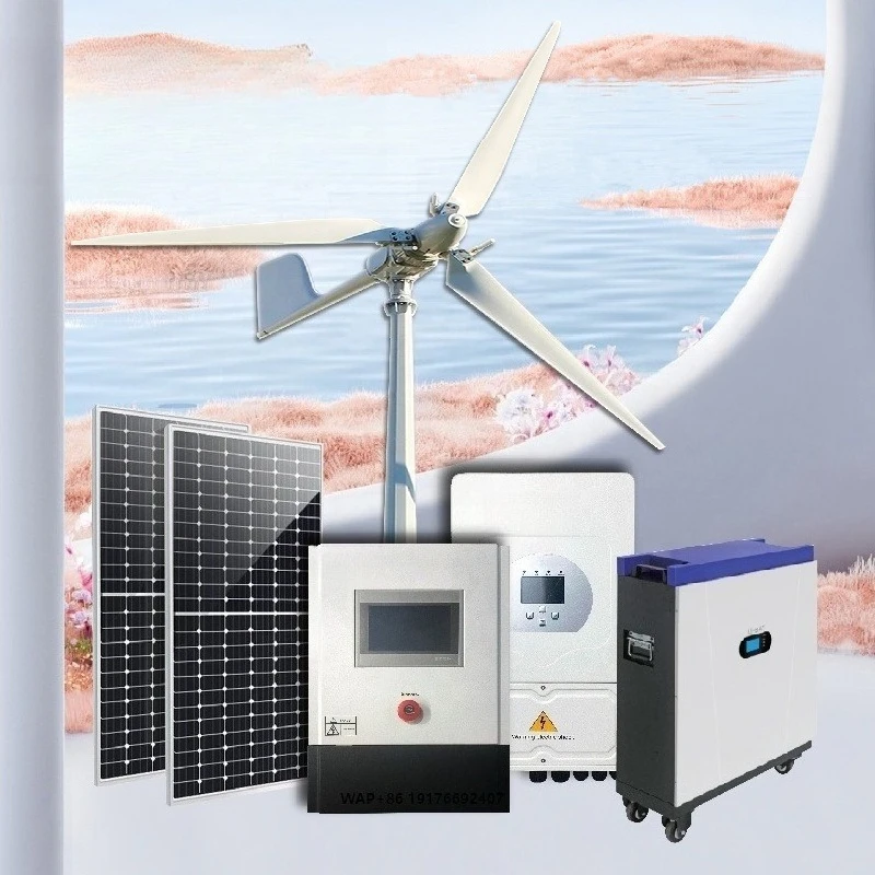 Complete Full Set Portable 3000w 5000w 10000w Solar Panel and Wind Hybrid System for Home