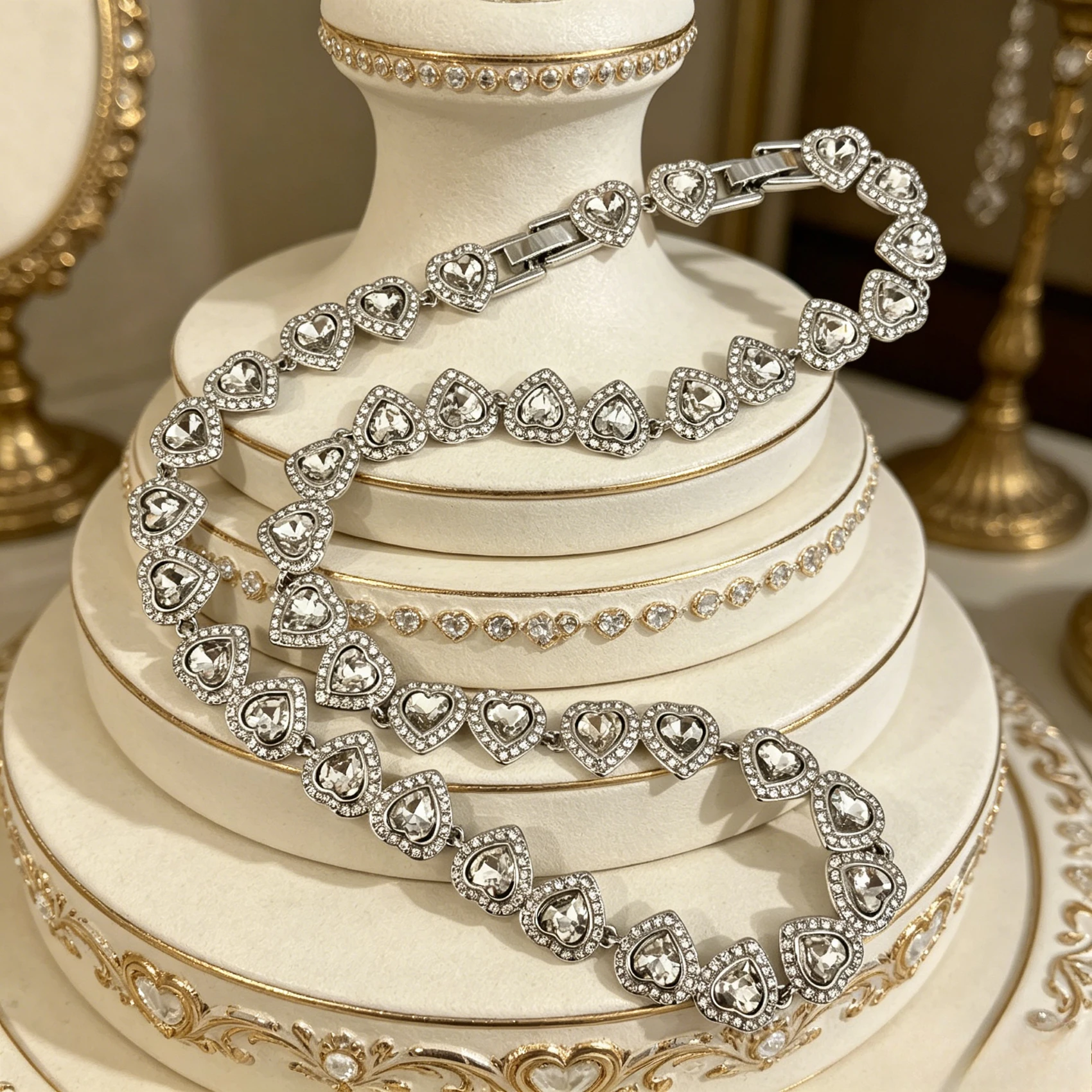 

2026 New Original High Jewelry Set Collection Charming for Women Necklace Earrings Bracelet Best Wedding Gift