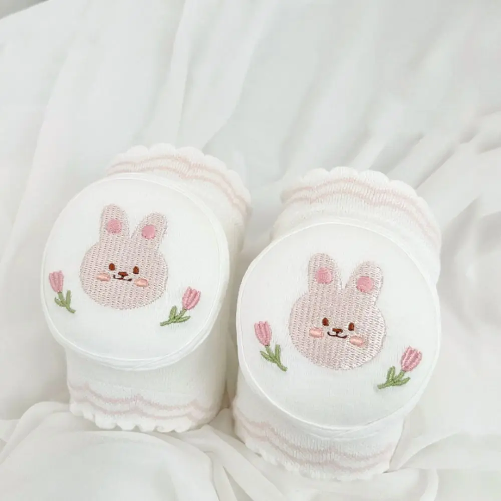 Pelindung Lutut Bayi Katun Desain Kartun Spons Merangkak Balita Pelindung Siku Balita Pelindung Lutut Penghangat Kaki Anak Pelindung Kaki