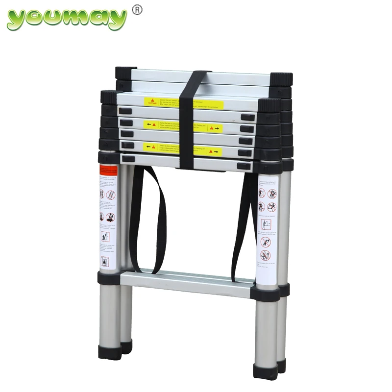 Competitive Price Portable Aluminum Ladder Step Telescopic Folding Ladder