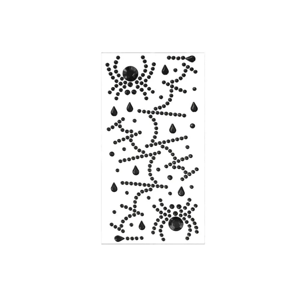 3D Bedazzling Face Eye Jewels Sticker Rhinestone DIY Crystal Tattoo Sticker Self Adhesive Waterproof Face Gem Sticker