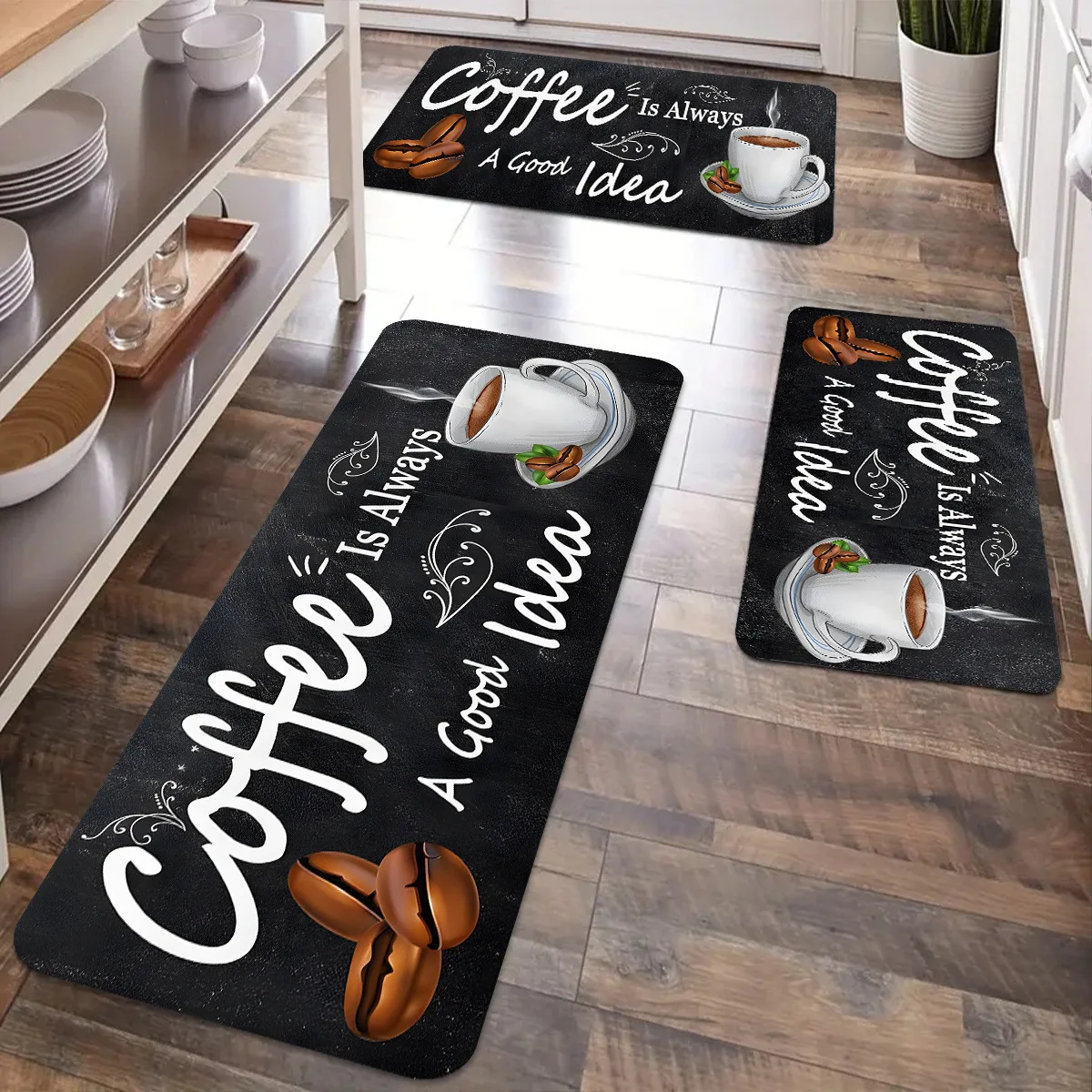 VIKAMA1/2 個キッチン珪藻泥フロアマット耐油防水速乾 - Kitchen Flooring Commercial のレビューと価格