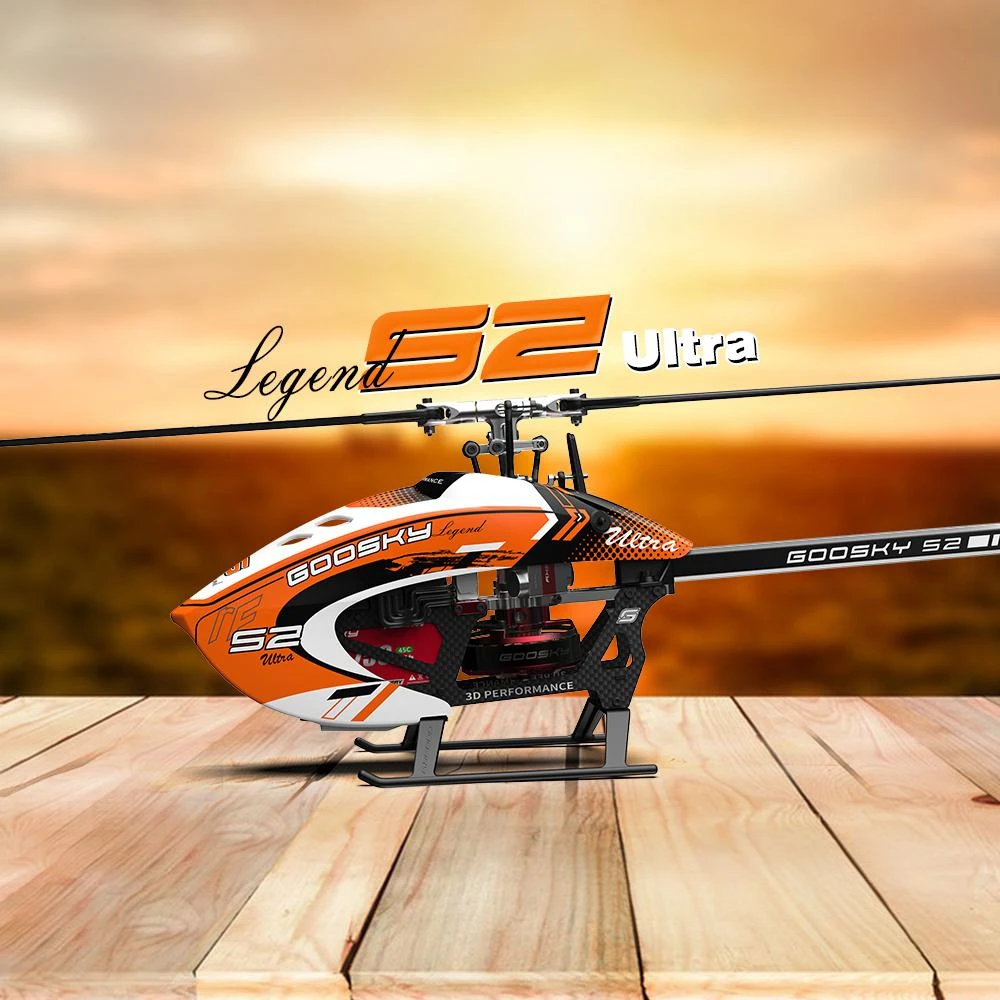 

GOOSKY S2 Ultra 3D Aerobatic Dual Brushless Direct Drive Motor RC Helicopter BNF with Rotorflight Flight Control System