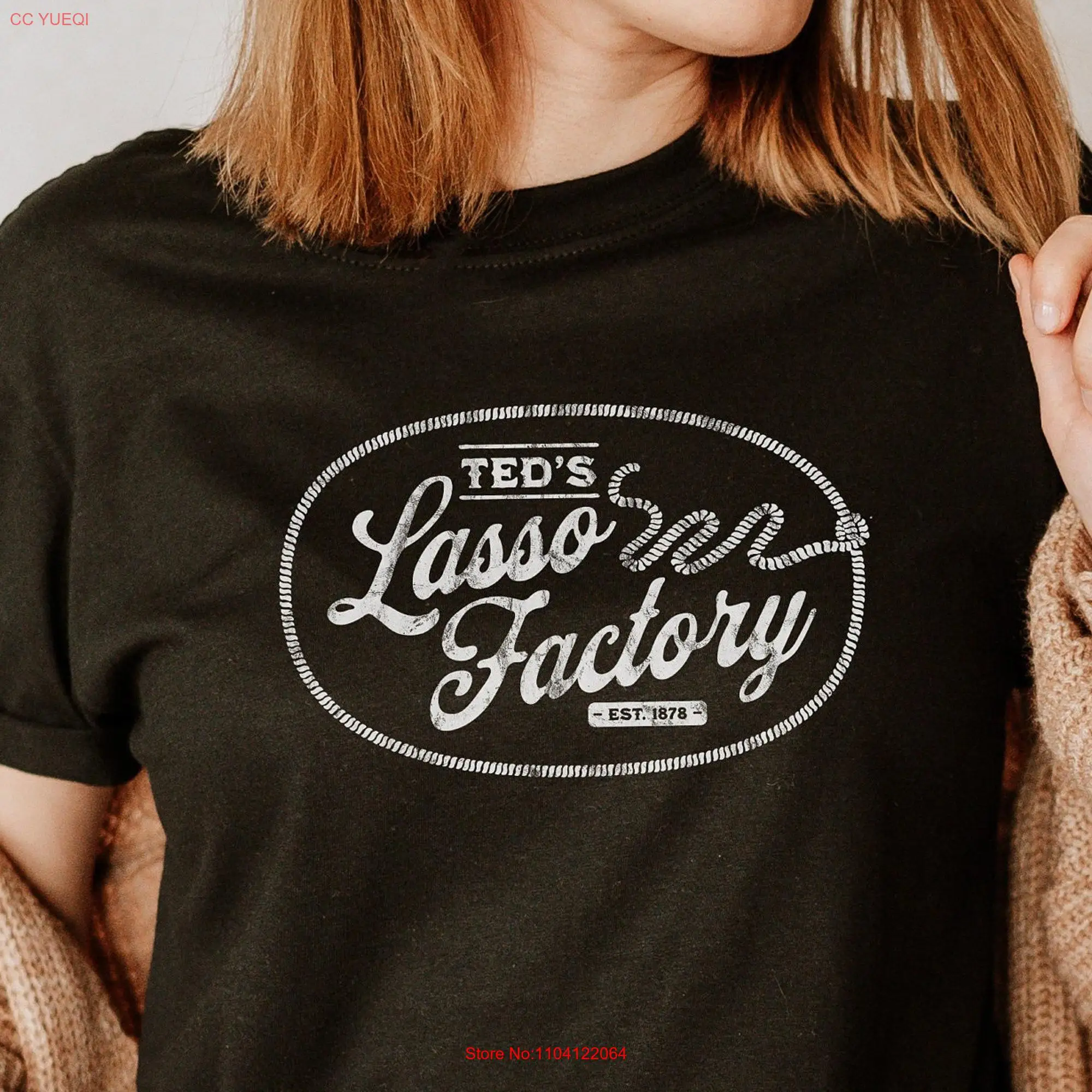 Lasso Factory T Shirt funny distressed for women and men long or short sleeves