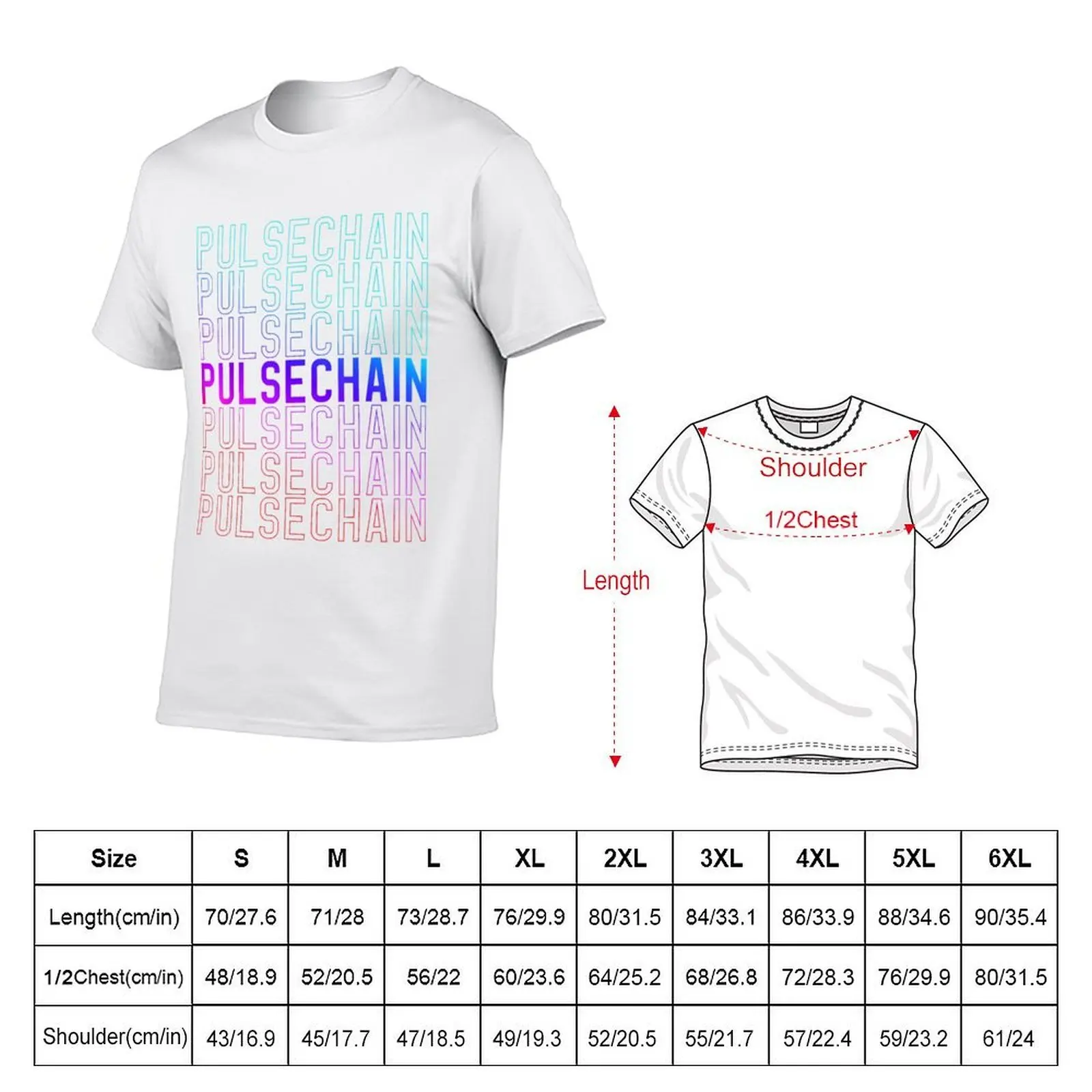 PulseChain - PulseChain Crypto HEX Cryptocurrency PLS Sacrifice It All T-Shirt Basic Regular Fit Casual T-Shirt
