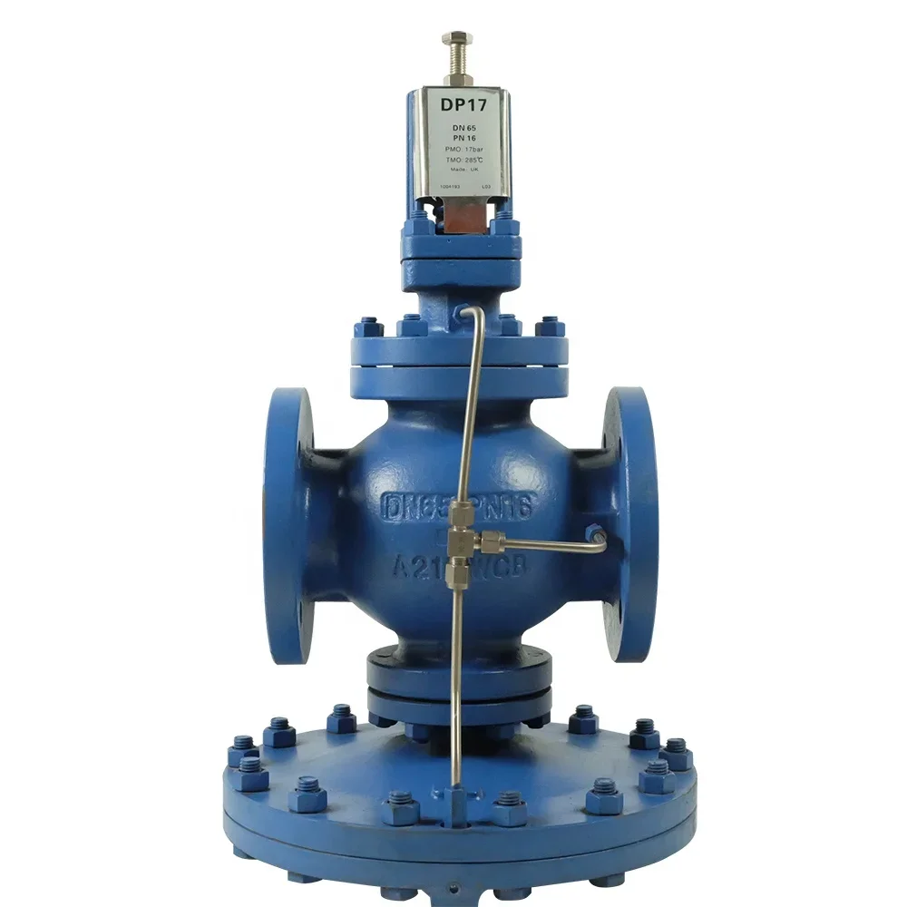 DKV DP17 Pilot Operated Pressure Reducing Valve DIN DN50 PN16 Flange Pilot Operated Pressure Regulator