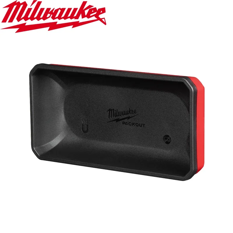 

Milwaukee PACKOUT 48-22-8071 Large Magnetic Bin Organize Storage Hang Tool Box Accessories Small Items Magnetic Dish