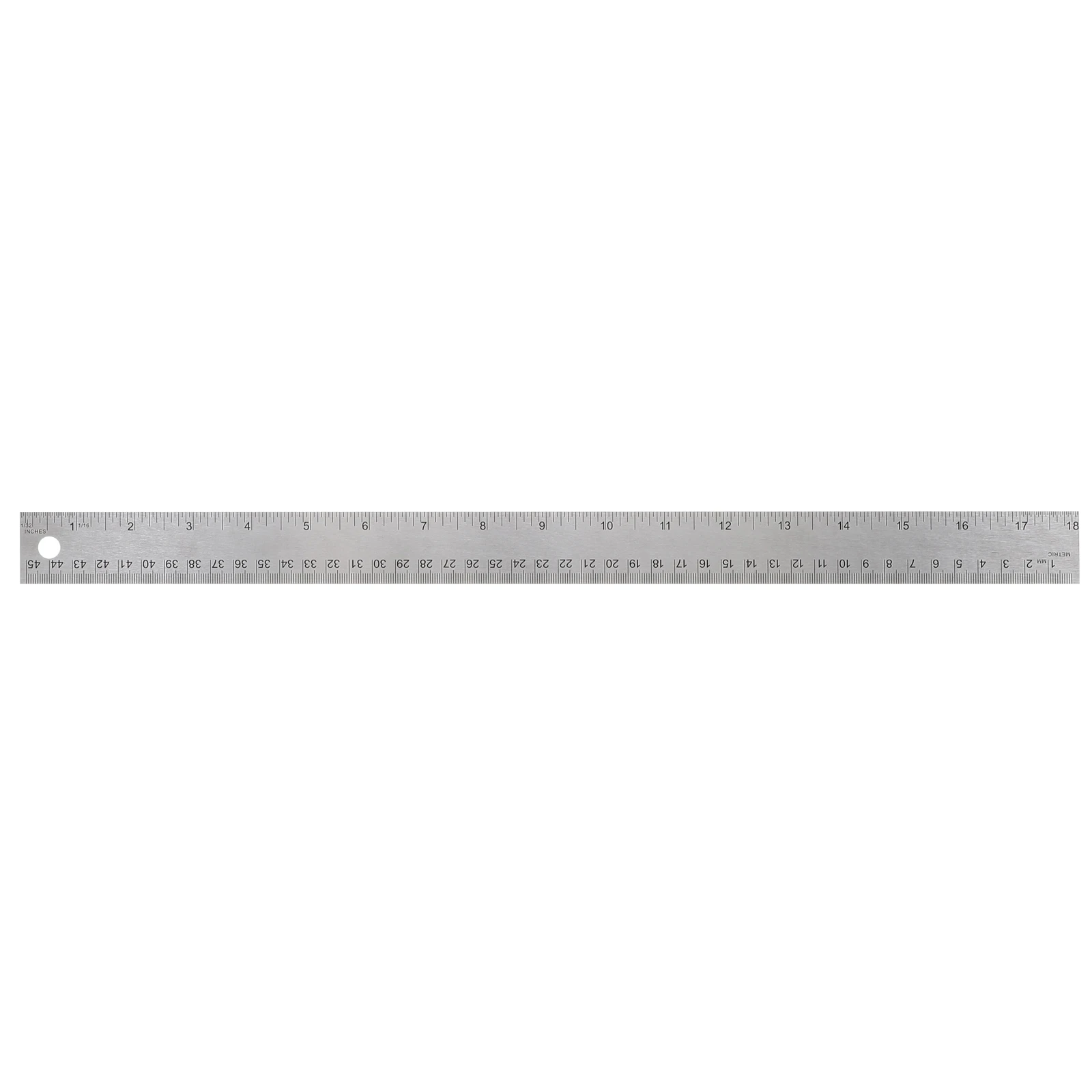 Soft Surface Cork Back Metal Ruler Stainless Steel School Office Engineering Woodworking Measuring Tool Metal Ruler