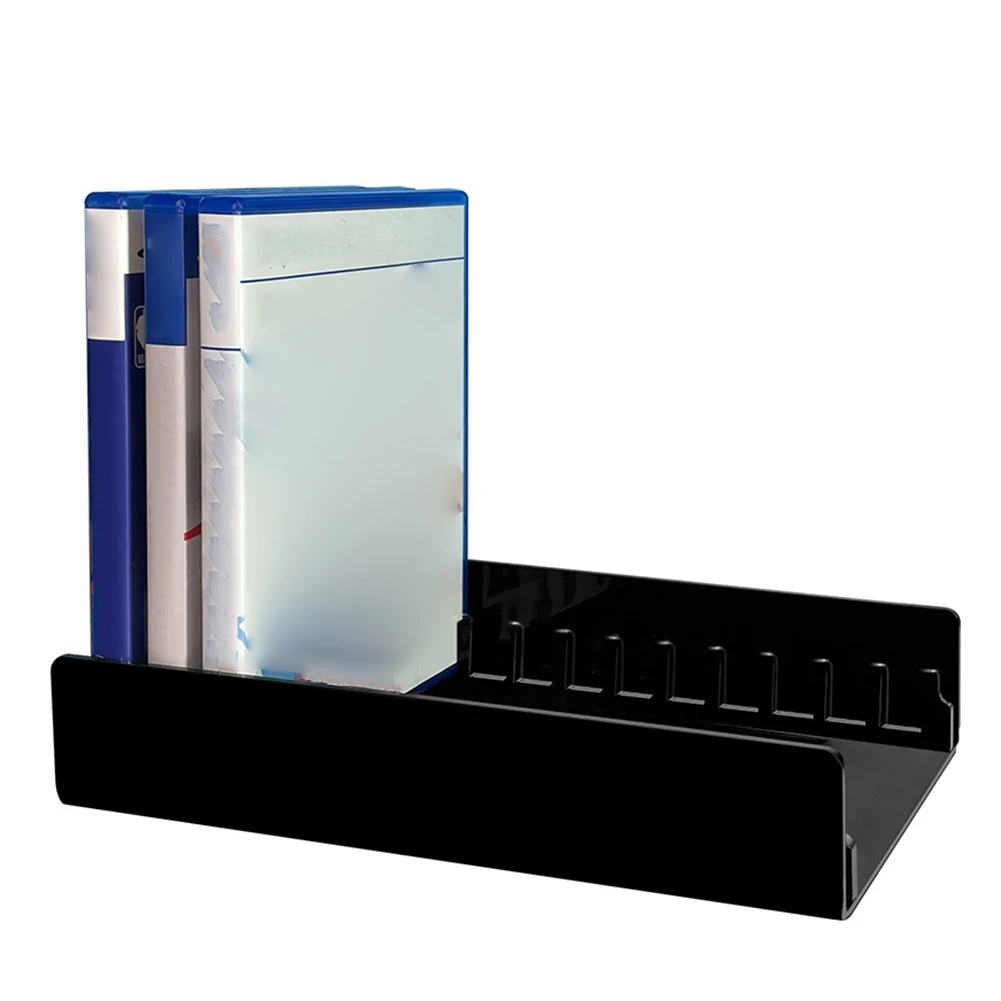 

Suitable for PS5/PS4 Game Disc Storage Rack Display Rack Acrylic Game Disc Holder Black