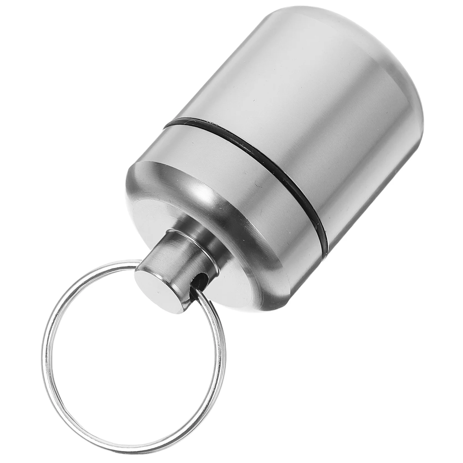 Waterproof Earbud Storage Case Portable Metal Organizer with Keychain for Secure Carrying Aluminum Alloy Carrying Case