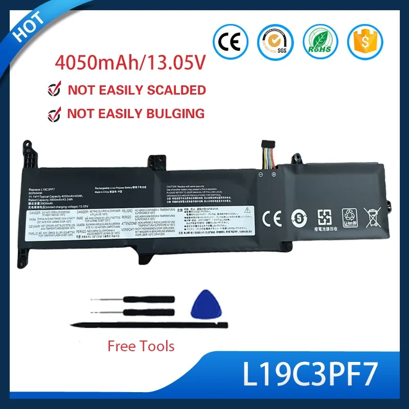 

L19L3PF5 L19D3PF5 L19C3PF7 Battery For Lenovo IdeaPad 3-14 3-15 11.34V 45Wh 3910mAh