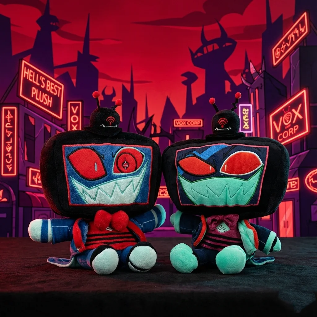 

Hazbin Hotel, плюшевые игрушки, забавные товары с аниме, веер, хобби, коллекционные предметы, изысканный настольный декоративный предмет, подарок для друга