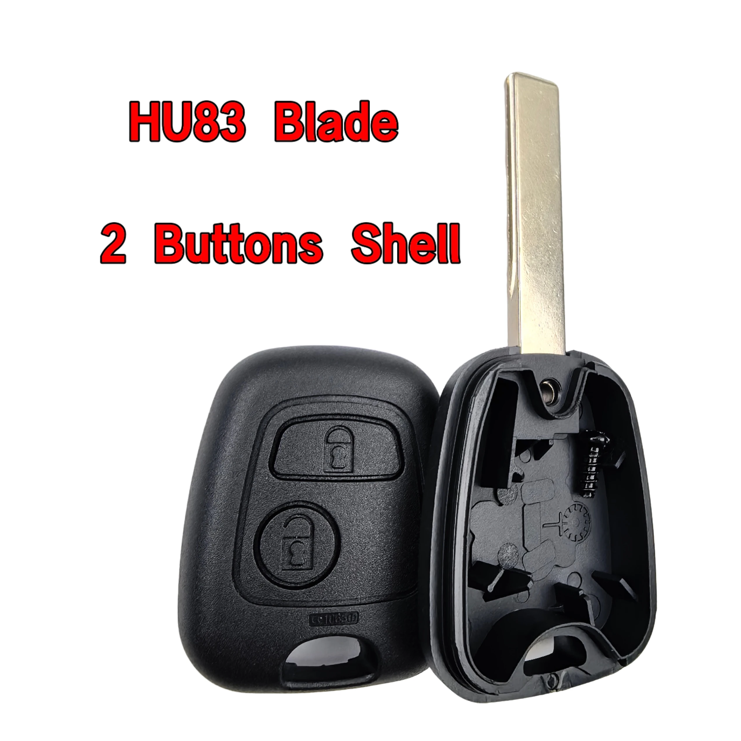 2-Tasten NE72/HU83/VA2 Klinge Fernbedienung Autoschlüssel Gehäuse Ersatz für Peugeot 206 207 307 408 607 für Citroen C1 C2 C3 C4 – Detail 3