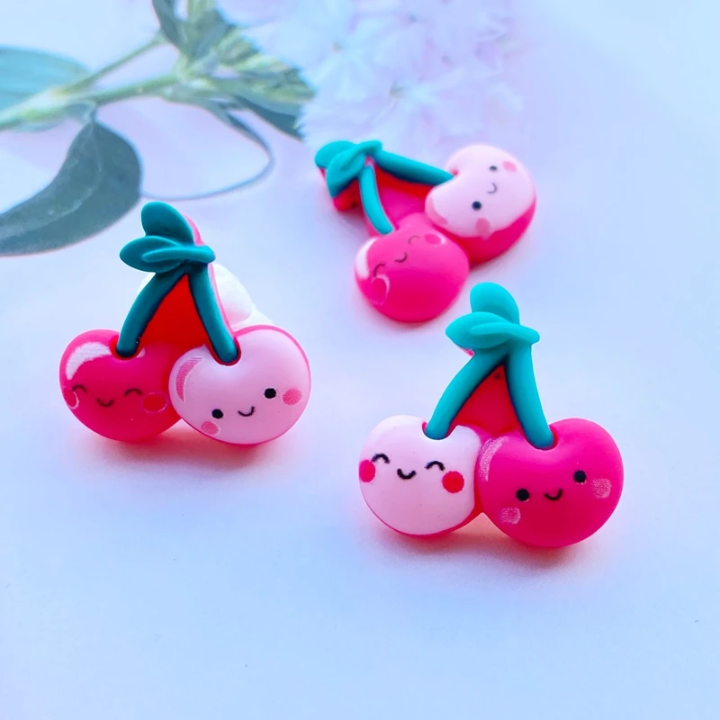 20Pcs/Kawaii Resin Mini Shaped Fruit Animals Flat Back Cabochon For Bows Accessories DIY Scrapbooking Crafts C14