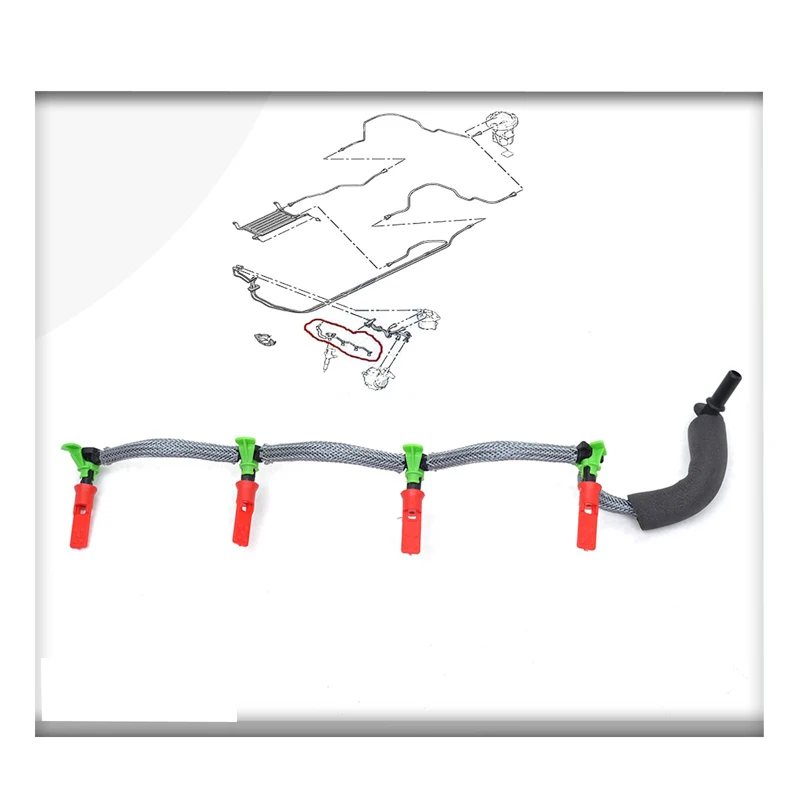 Para PEUGEOT CITROEN 1,4 1,6 HDi inyector de combustible tubo de retorno de apagado 1574JK 07-ON