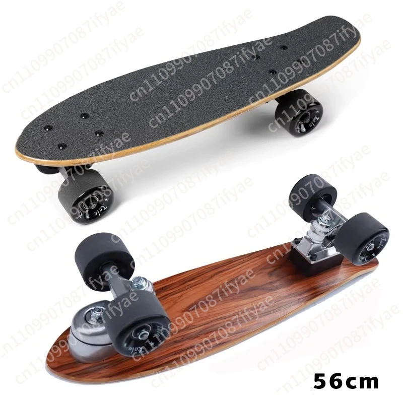 Mini Land Surfboard Skateboard Portable Pedal-Free Ground Transportation Children