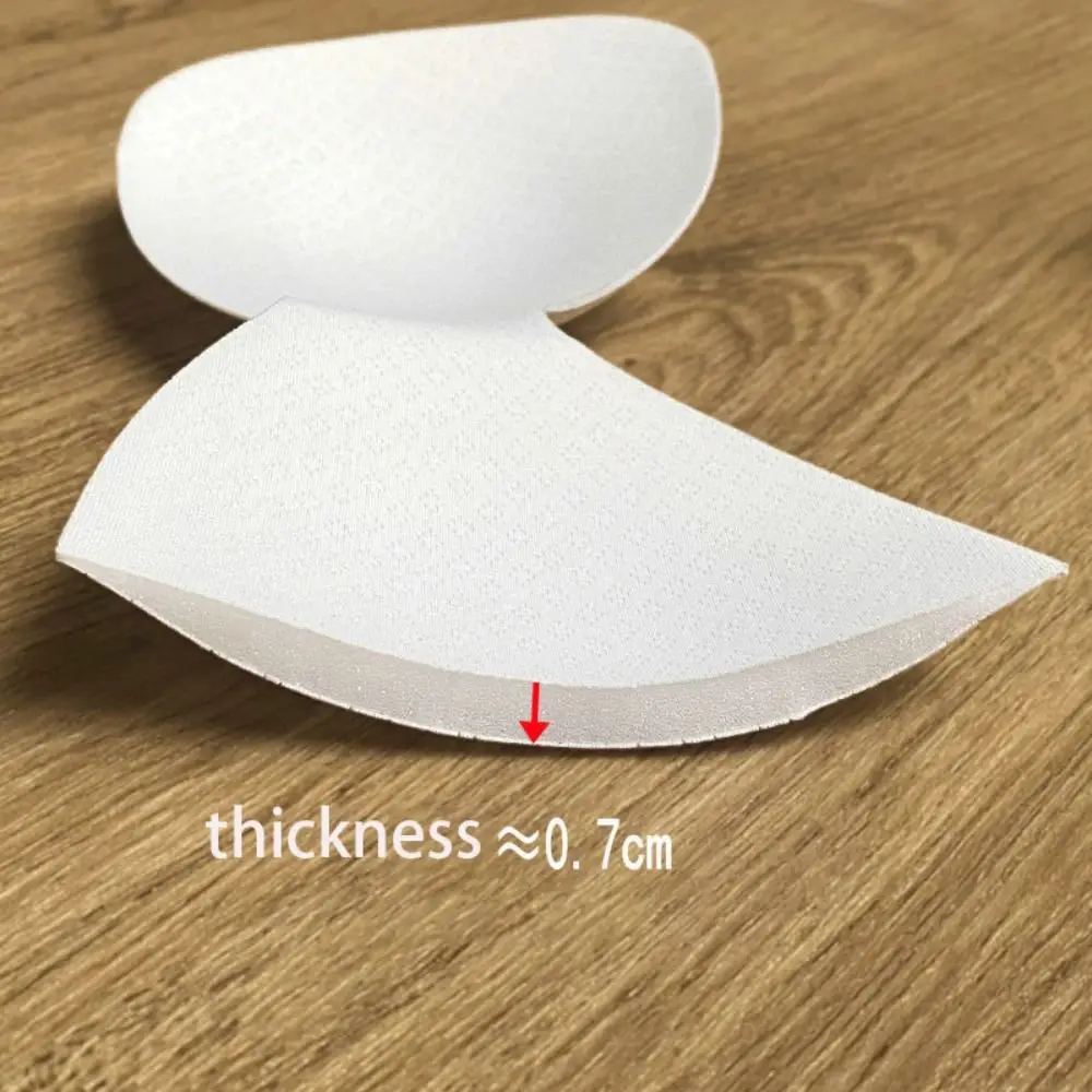 2 Pairs Women Removeable Breast Enhancer Body-fitted Design Bikini Insert Pads Spong Bra Pads Swimsuit Sponge Foam Push Up