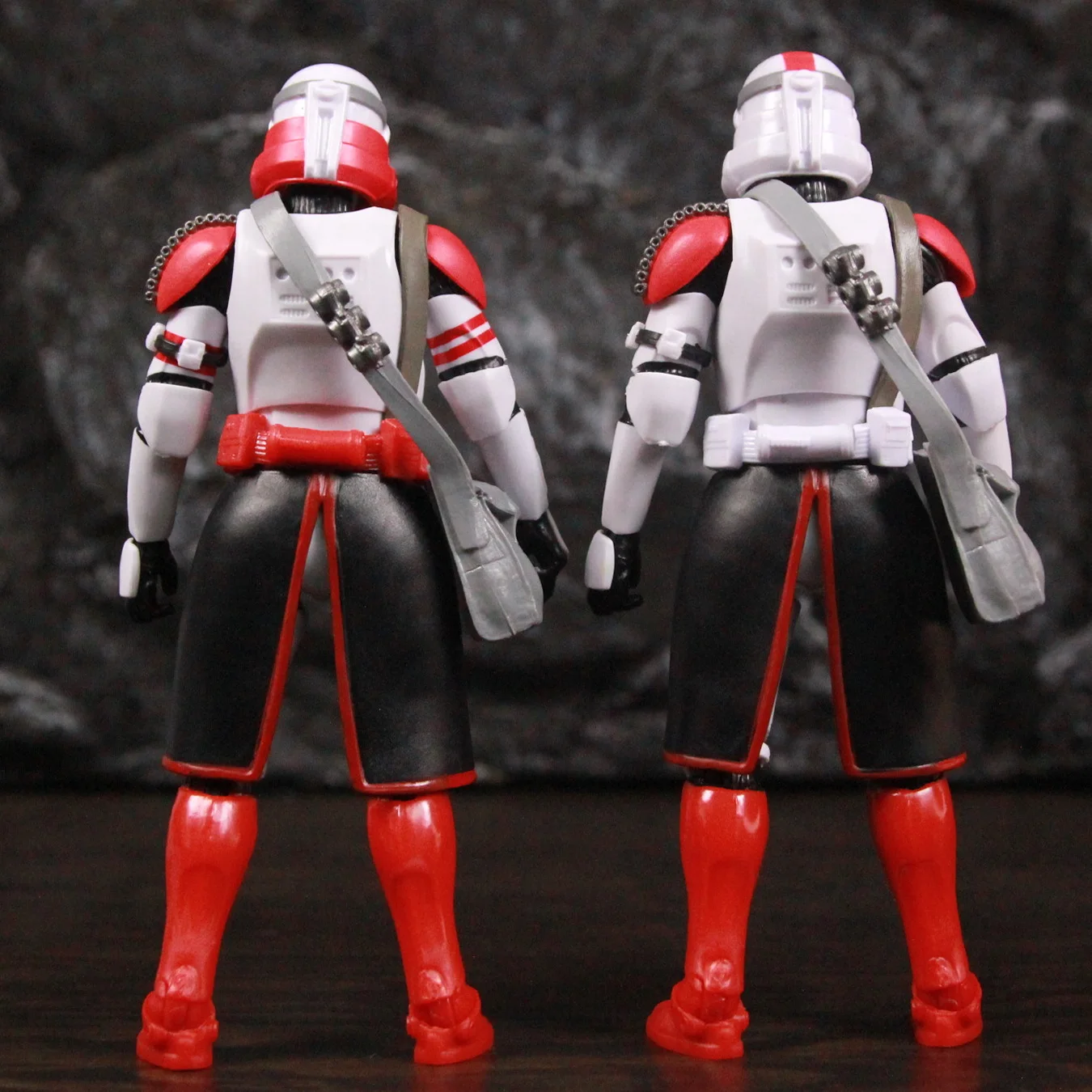 Nouveau corps-Star Wars 187th aéroporté violet choc rouge coruscant aéroporté trooper escadron 6 "figurine poupée modèle Clone jouets