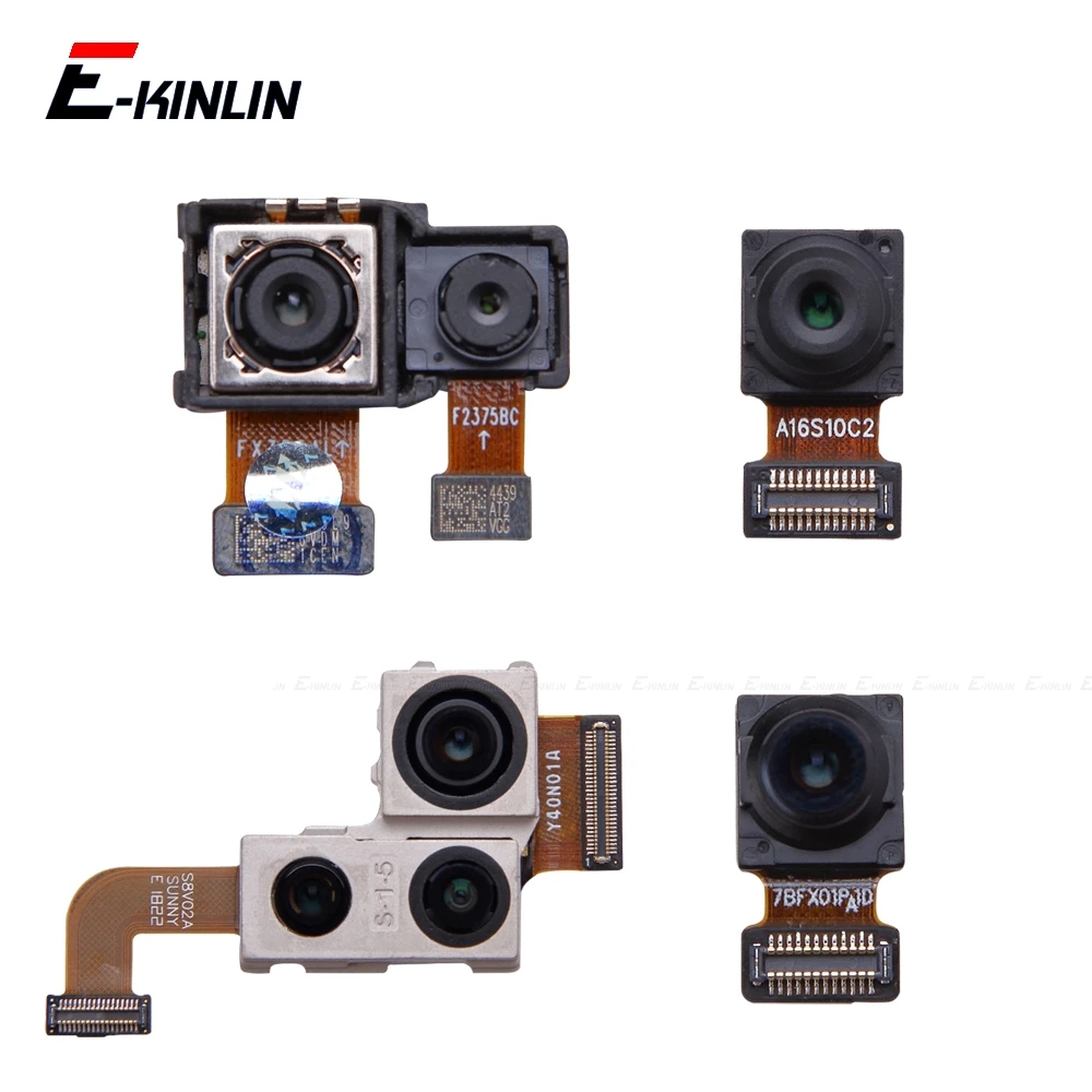 Rear & Front Facing Selfie Big Small Back Main Camera Module Ribbon Flex Cable Repair Parts For HuaWei Mate 20 Pro Lite