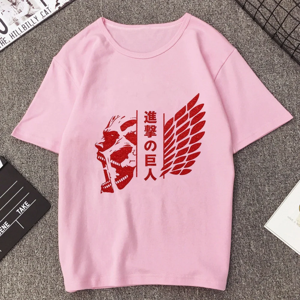 Attack on Titan tshirt female grunge cute 80s top tees funny goth alternative  vintage 2000s