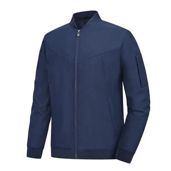 Men's Lightweight Windbreaker Jacket Causal Fashion Stylish BaseBall Coat with Side Inner Pocket for Work Golf Fishing 9
