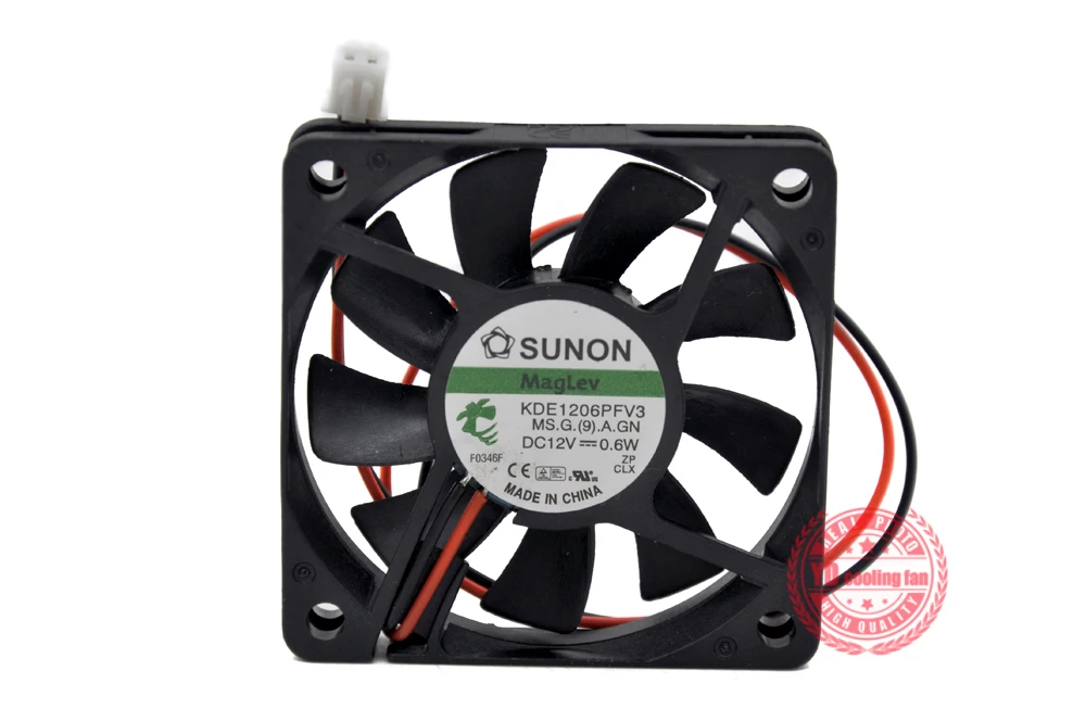jinlingge SUNON KDE1206PFV3 6010 0.6W 6CM 超薄型磁気浮上式静音冷却ファン