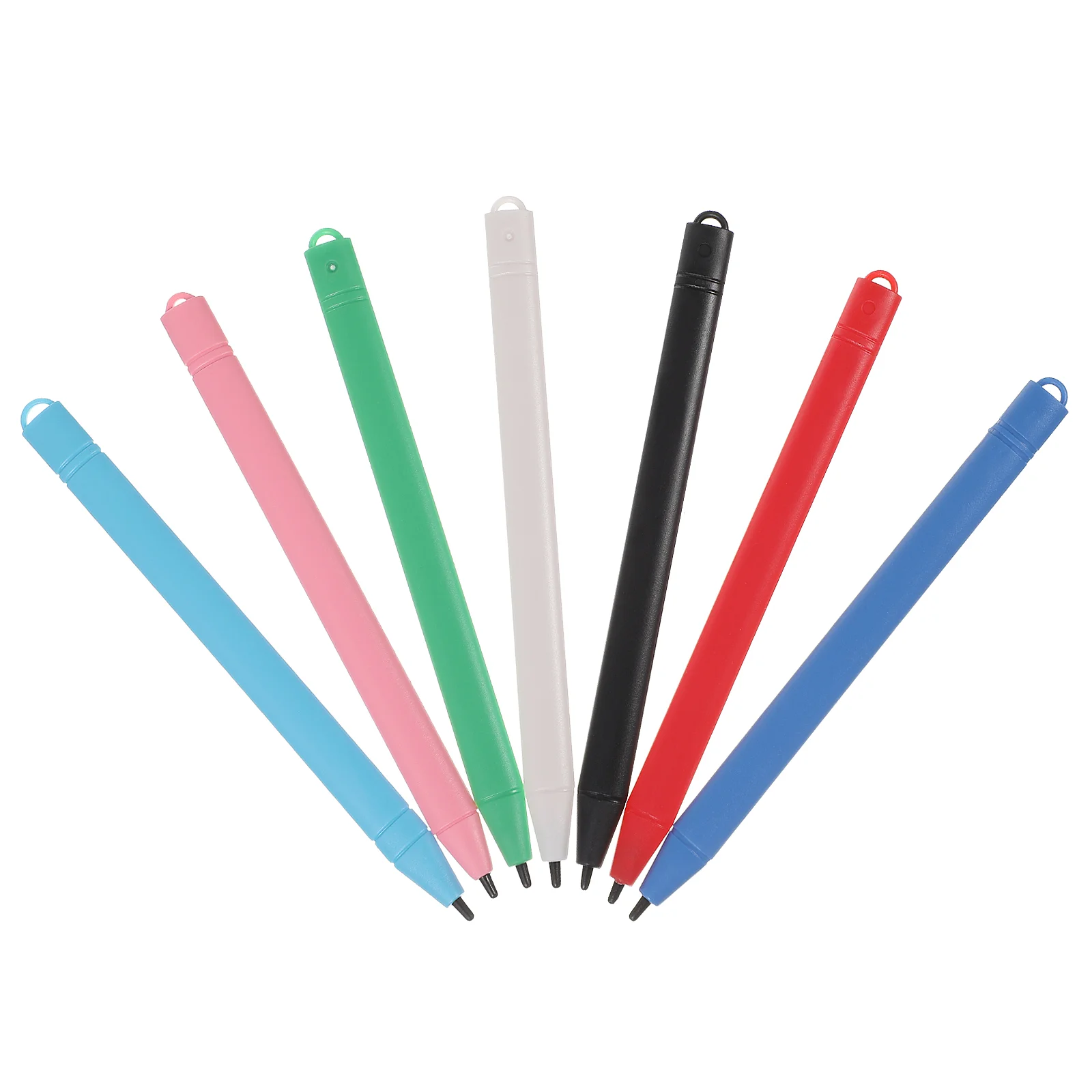 7 Pcs LCD Stylus Cell Phone Pens Drawing Tablet Graffiti Writing Board Touch Screen Draft Plastic Doodle