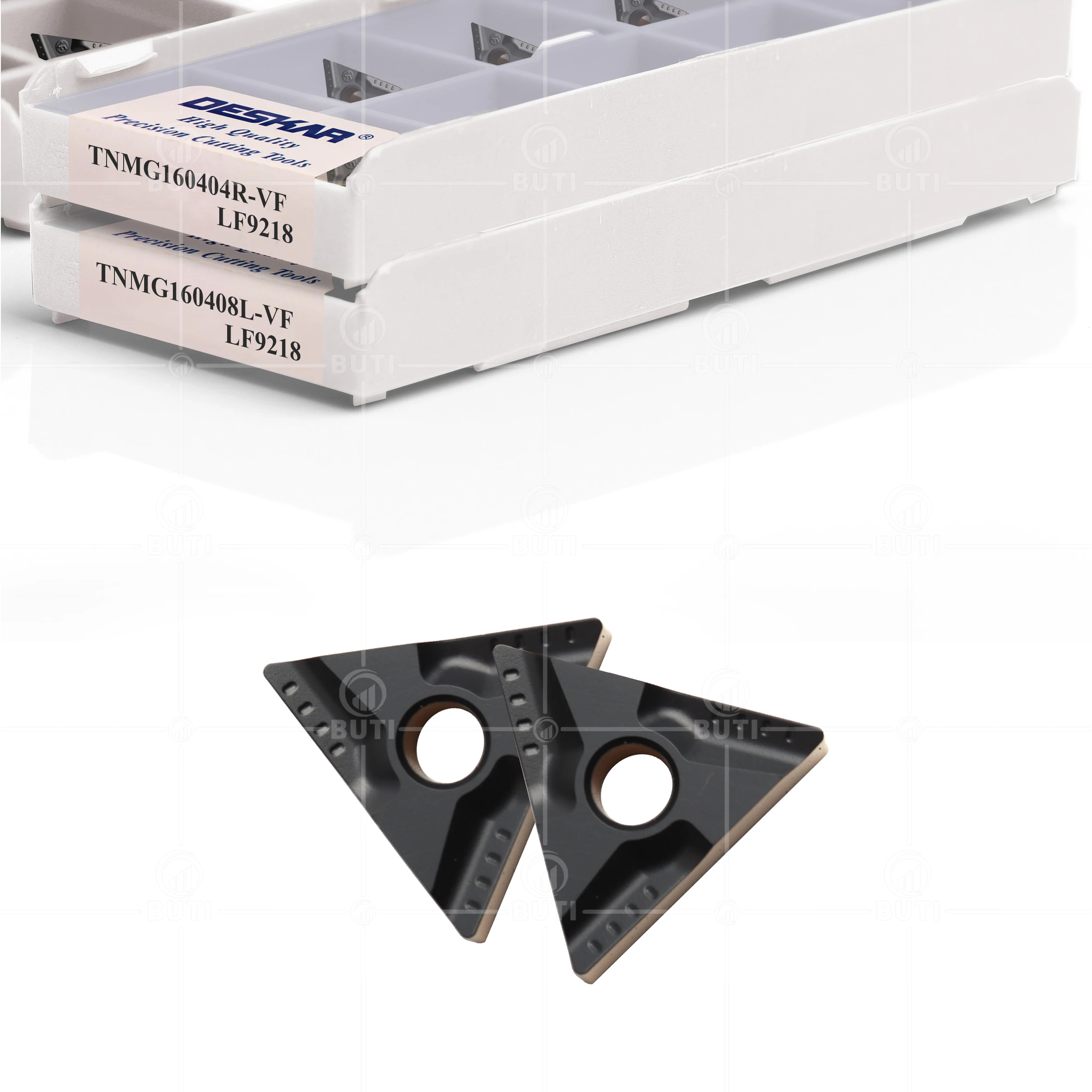 Imagem -03 - Deskar-carbide Turning Inserções para Peças de Aço Cnc Lathe Cutter Tnmg160404 Tnmg160408r-vf L-vf Lf9218 Alta Qualidade 100 Original