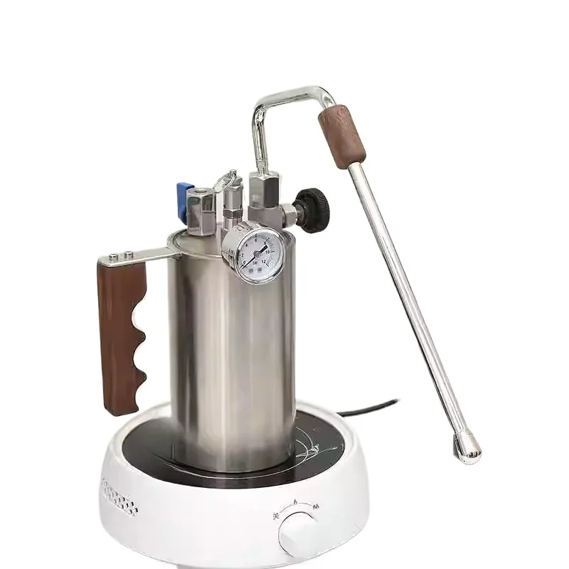 Outdoor camping steam milk foam machine coffee latte hair milk foam machine
