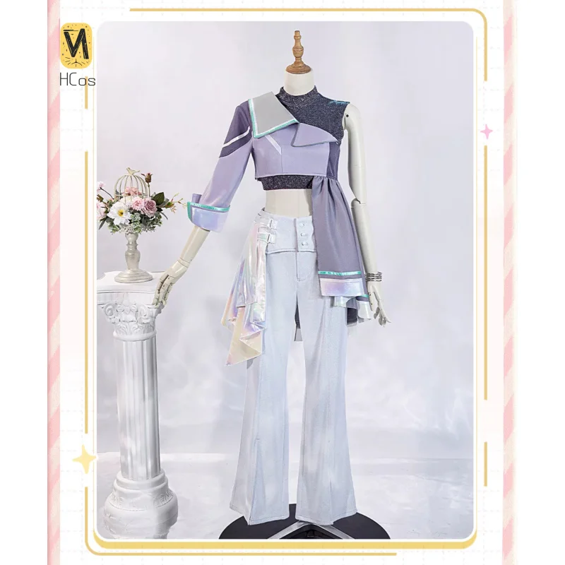 

HCos Gakuen Idolmaster Tsukimura Temari Cosplay Costume Halloween Women Men Fantasy Uniform Coat Props Accessories