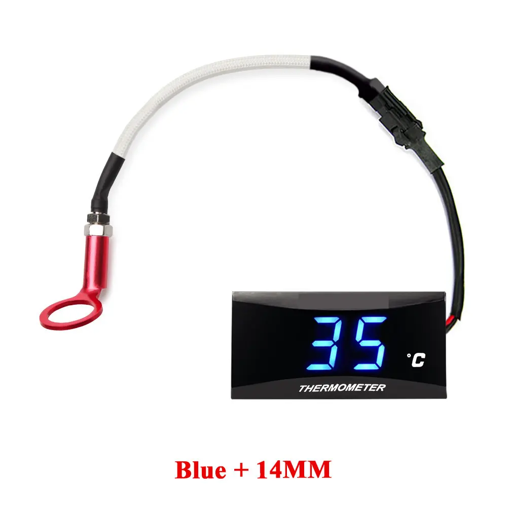 Koso motorfiets cilinderkop temperatuursensor mini vierkante digitale instrument voor nmax 125 XMAX 250 300 NMAX Universele Gauge - afbeelding 1