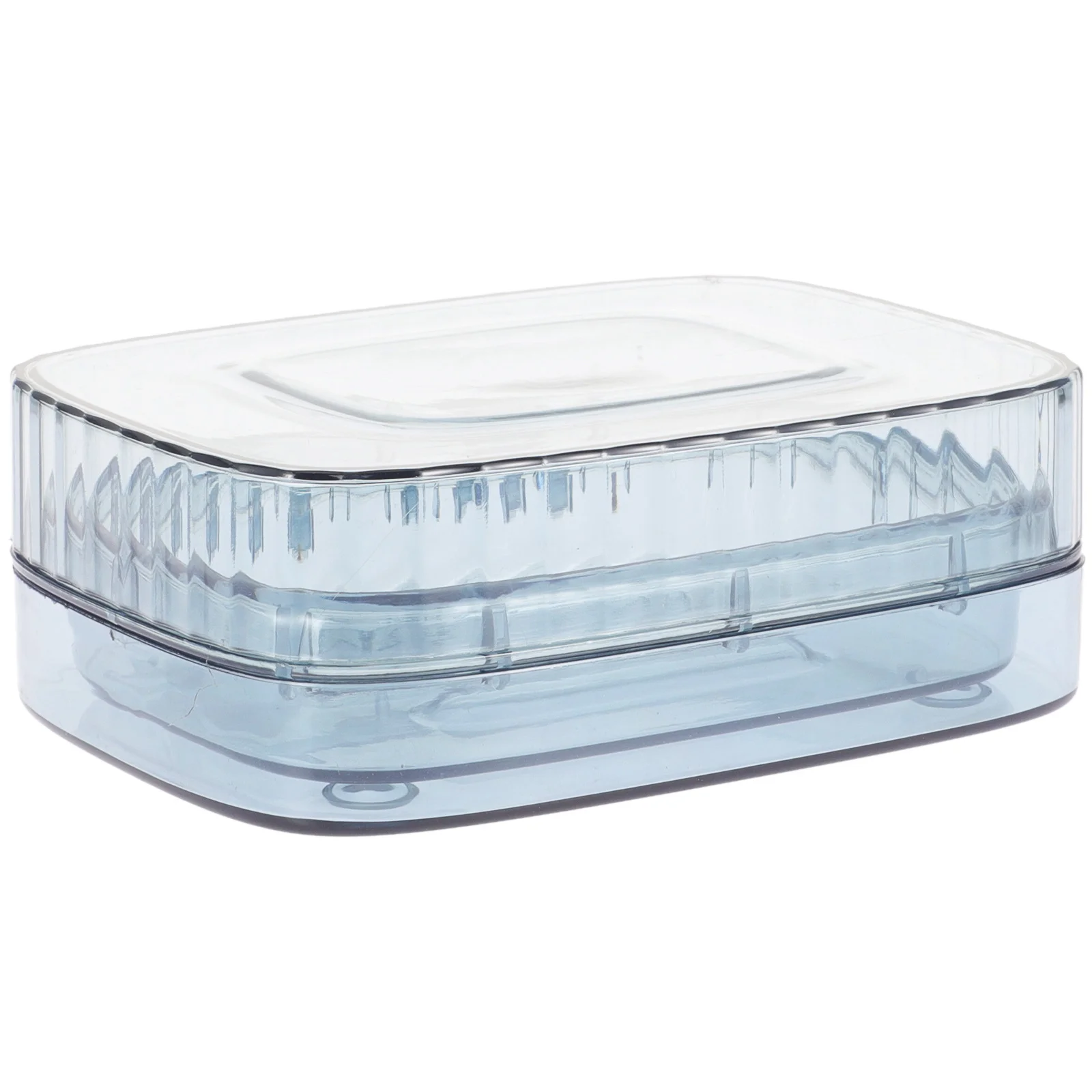 

Double Layer Soap Dish Portable Travel Box Container for Bathroom Decorative Drain Design Household Accessory