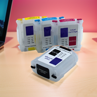 HP 82 11 69ml 28ml Refill Ink Cartridge with Permanent Chip for HP Designjet 111 Printer