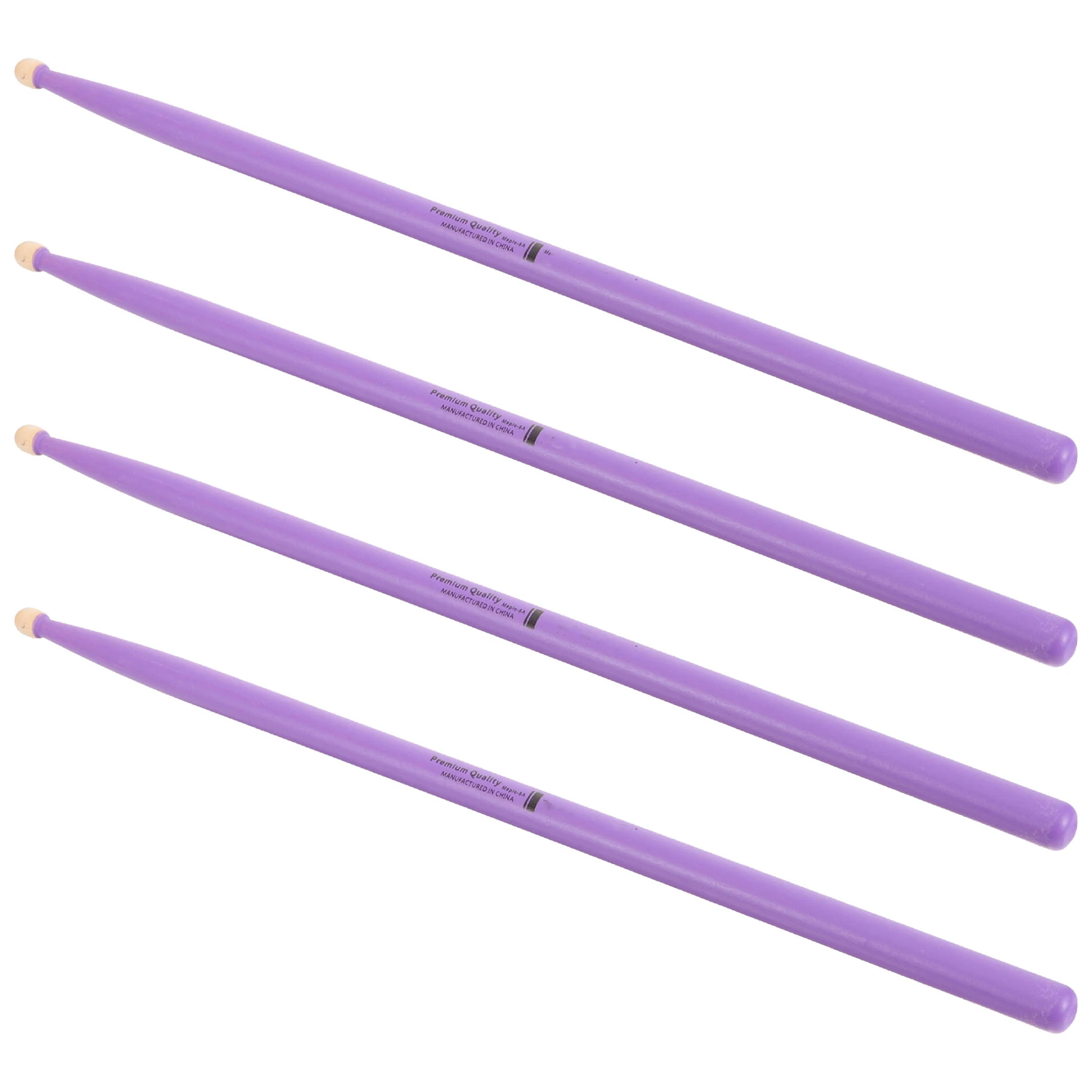 

2Pairs Maple Drum Sticks High-Quality Lightweight Comfortable Grip Suitable for All Drum Styles Beginner Percussion Instrument