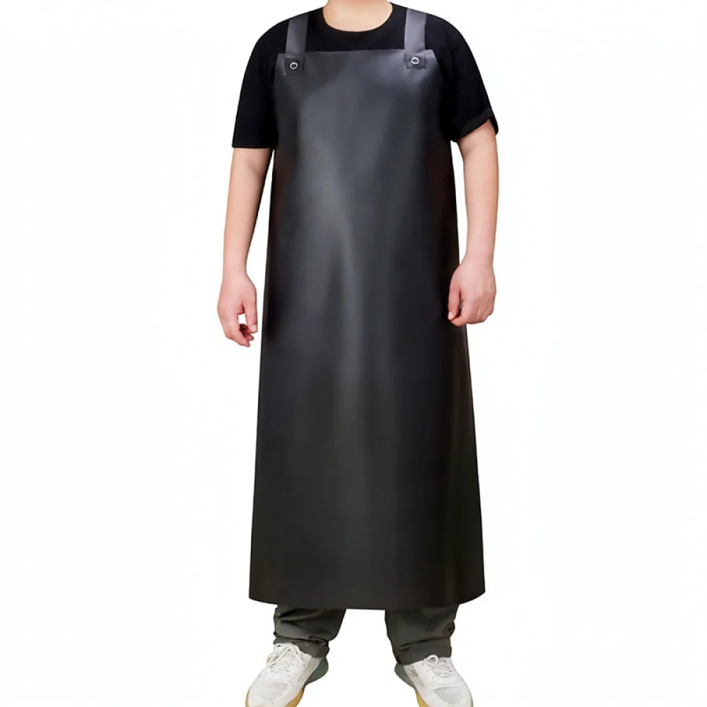 Heavy Duty Waterproof TPU Apron Oil Proof Kitchen Cleaning Bib Large Protective Workwear For Men Women Chef Cooking Dishwashing