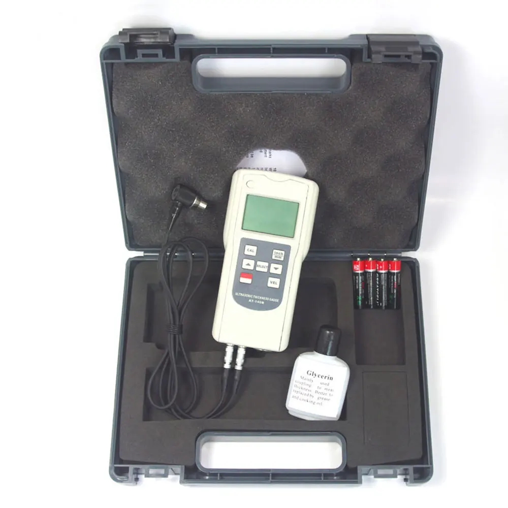 AT-140B New High Resolution Digital Ultrasonic Thickness Gauge Meter 0.01 mm