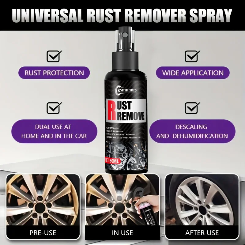 A Spray for Refurbishing Metal Components to Prevent Rust, Providing a Bright, Fresh Appearance. Ideal for Cleaning And Restorin