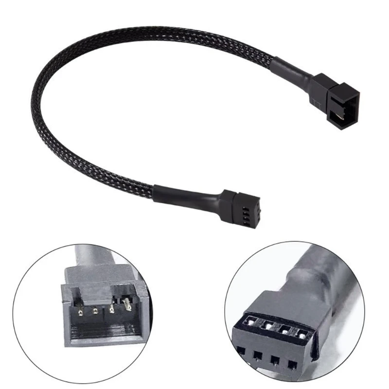 

A52B 4Pin PWM Fan Extension Cable Mainboard Port Stable Power Supply 27CM