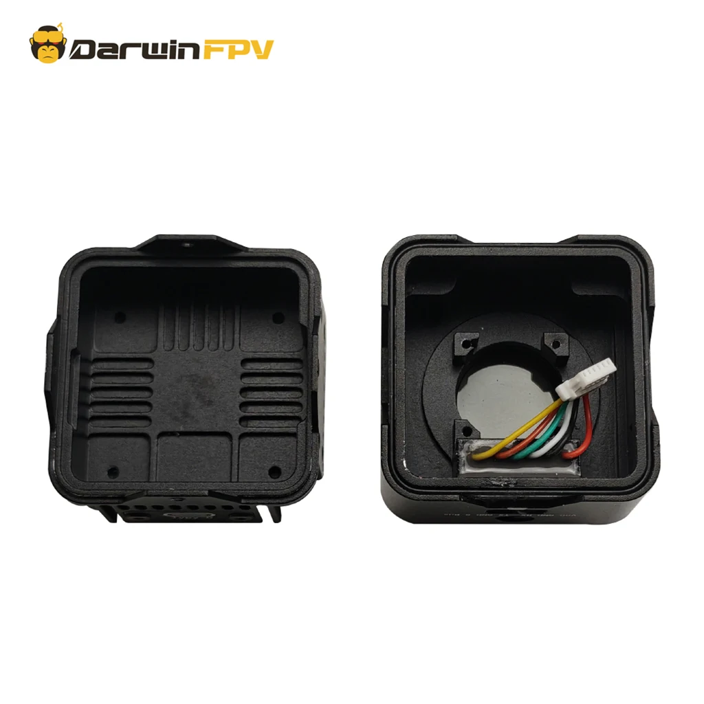 

DarwinFPV O4 Pro CNC Aluminum Waterproof Protective Case for DJI Action 4/5 filters for DJI O4 Pro transmitter For FPV Drone
