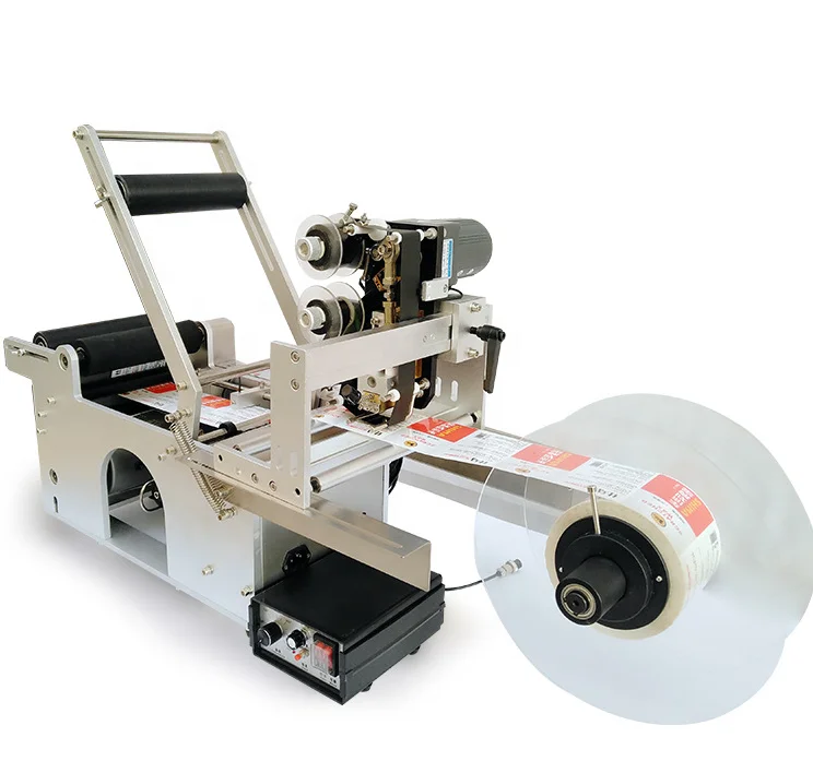 LW-50D Automatic Round Bottle Labeling Machine Mineral Water Bottle Round Bottle Labeling And Coding Machine