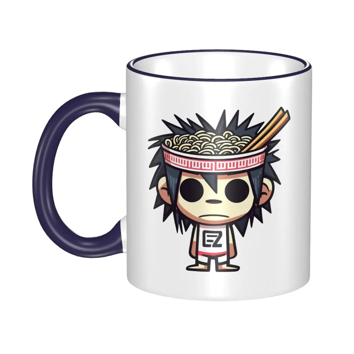 

Gorillazs Ramen Noodle Brain Mugs Kawaii Tea Cup Gifts For Women Men