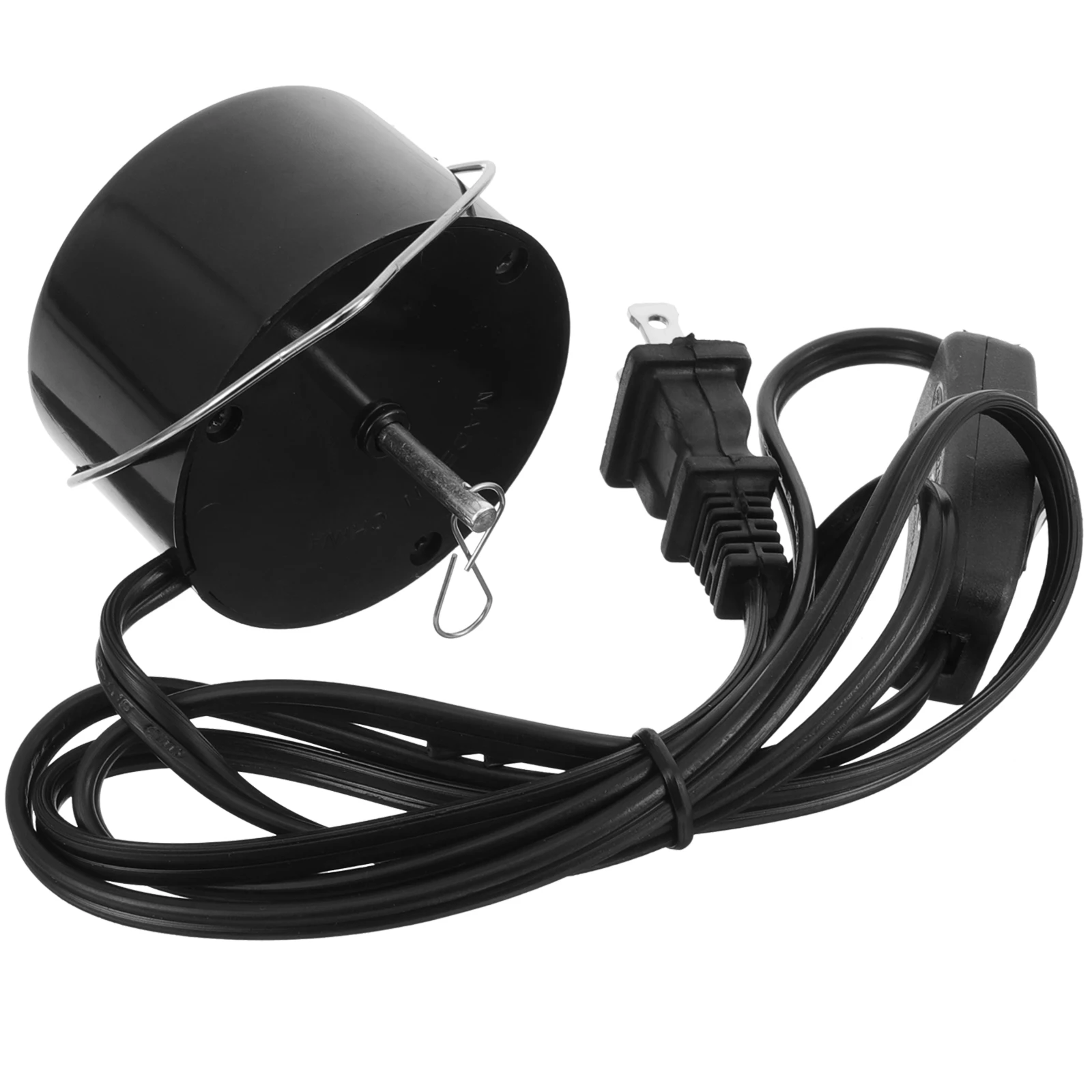 Electric Motor for Wind Chime Hanging Rotating Spinner Durable Plastic Manual Switch Fits Wind Spinners Sculptures Garden Decor