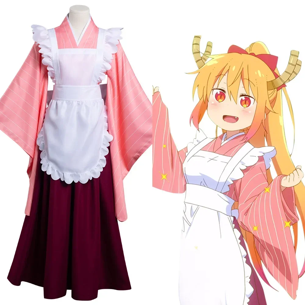 Miss Kobayashi‘s Dragon Maid Tooru Cosplay Costumes Halloween Carnival Suit