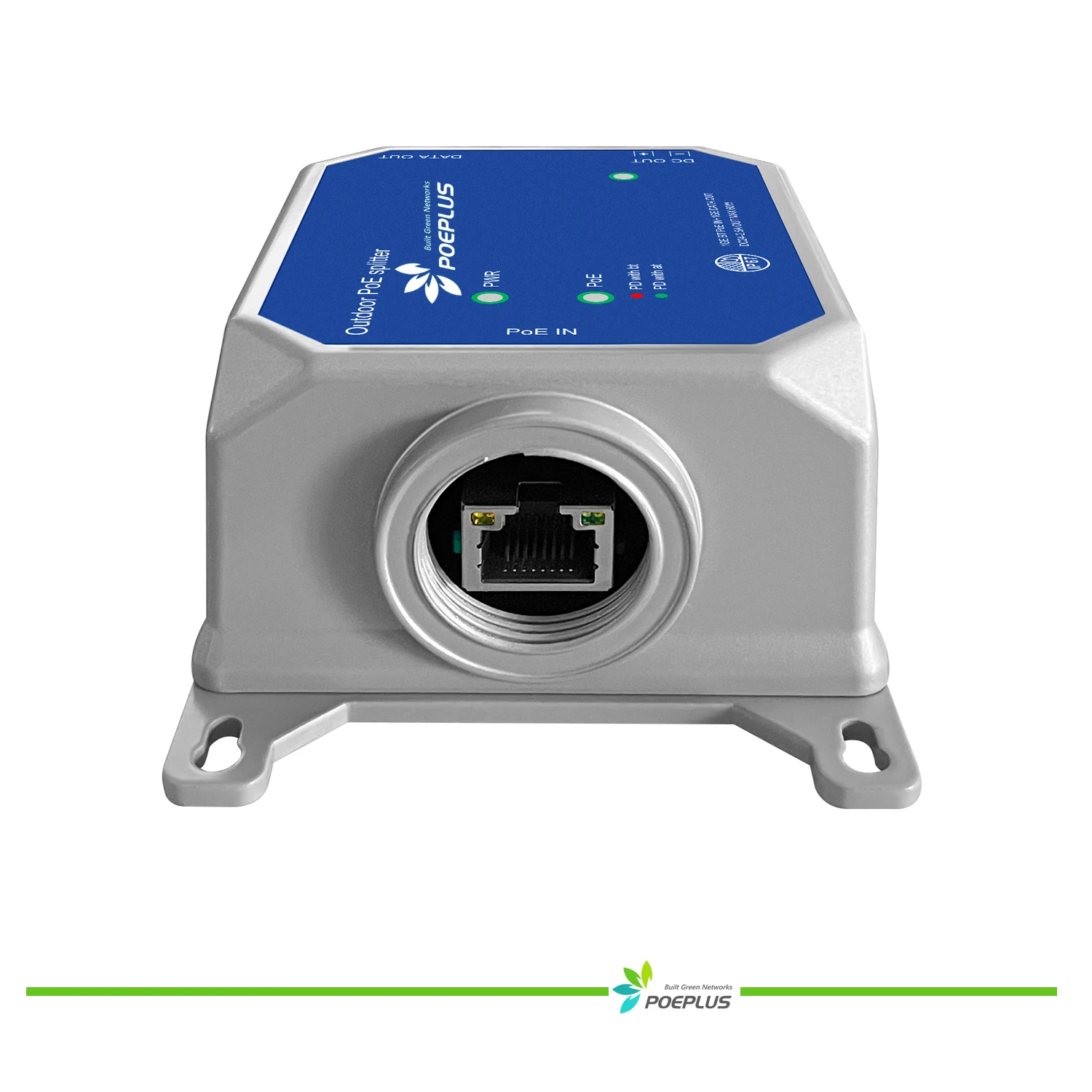 IP67 Outdoor Gigabit POE Splitter 12V 90W or 24V 60W Output