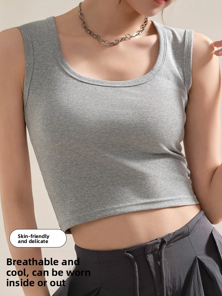  Sports Vest Women's Outdoor Fitness Training Abdomen Shaping Yoga Butt Lifting Vest Breathable Quick-drying Comfortable