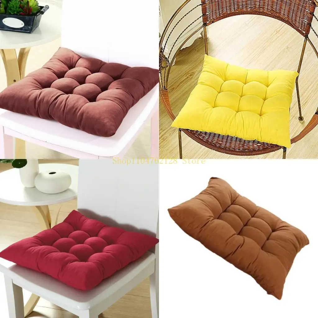 

Подушка для обеденного стула 46x46 см, утолщенная подушка для сиденья, удобная для кухонного сада, лучшая распродажа