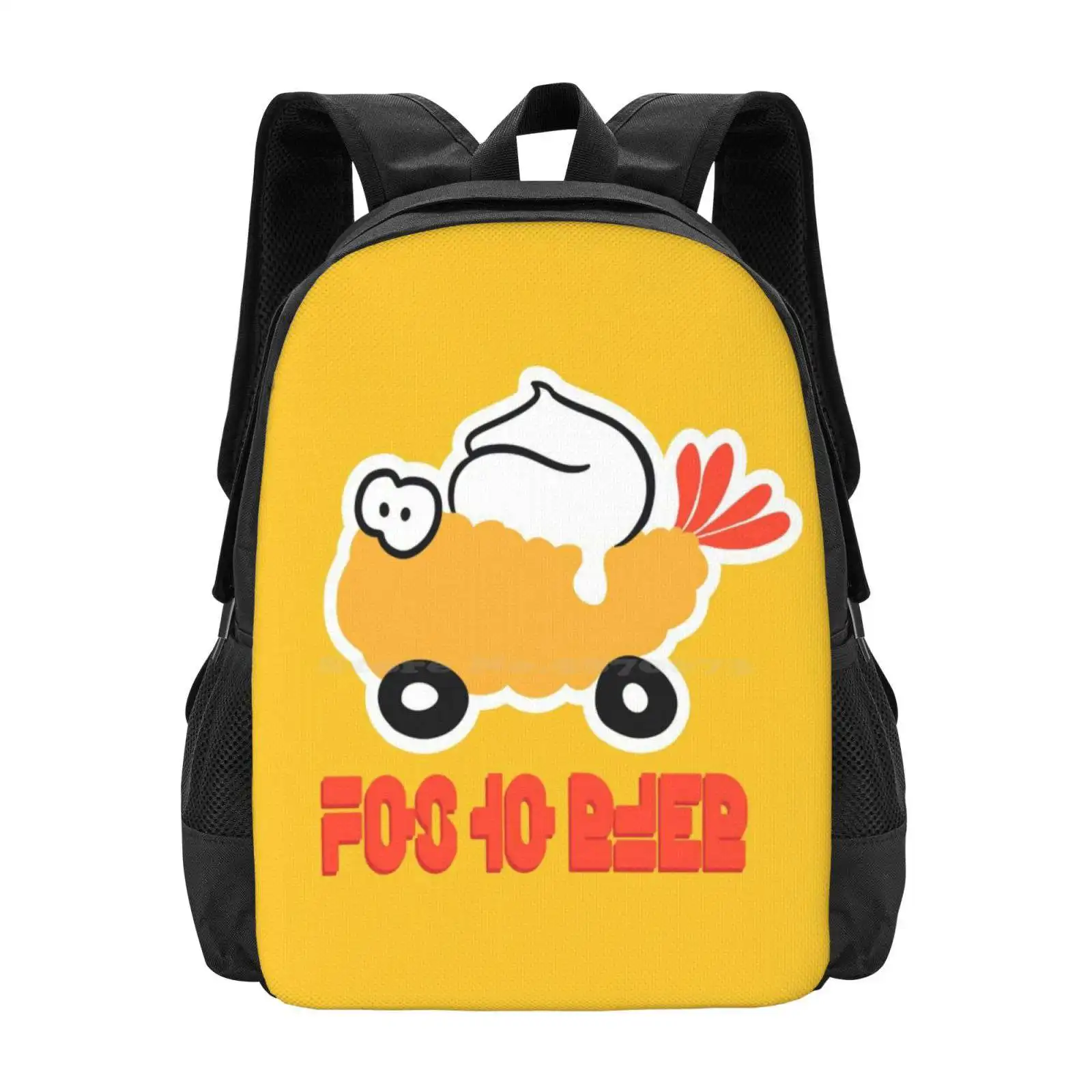 Crustwear Xxl Pattern Design Bag Student's Backpack Splatoon