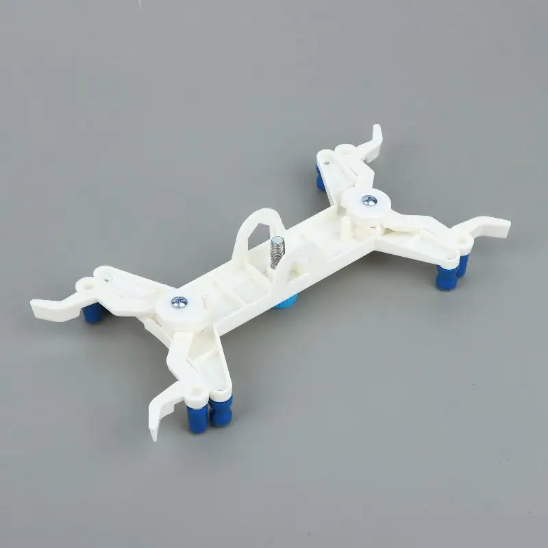1Pcs Plastic Body Precision Double Burette Clamp For Teaching Labs With Powder Coated Surface And Silicone Covered Spring Grips