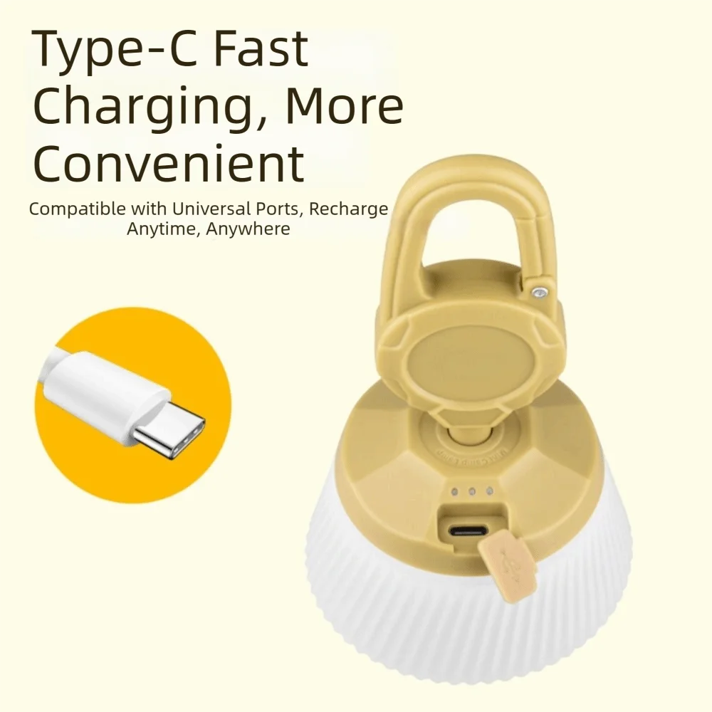 Reel Retro Design Camping Lantern Hanging Hook Portable Rechargeable Lantern Rechargeable Mini Lantern Camping
